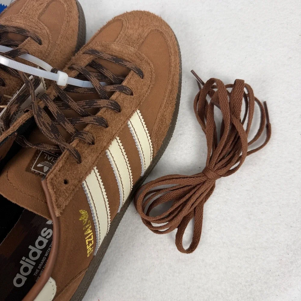 Adidas Handball Spezial Sneakers Mens US 9 UK 8.5 Suede Gum Sole Brown KJ6016